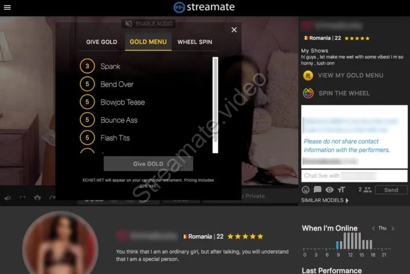 Streamate: A Safe and Secure Platform